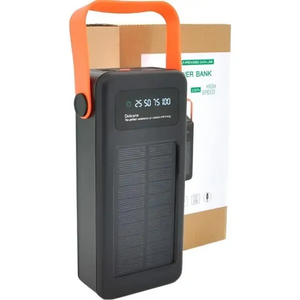 Повербанк NEW на сонячній батареї 50000 mAh з USB та вбудованими кабелями PowerBank JS-635CX Повербанк NEW на сонячній батареї 50000 mAh з USB та вбудованими кабелями PowerBank JS-635CX